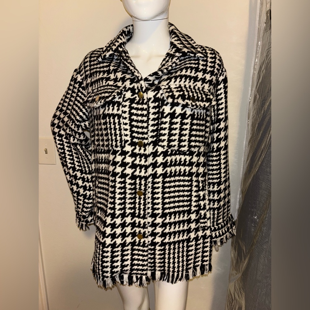 Houndstooth Blazer